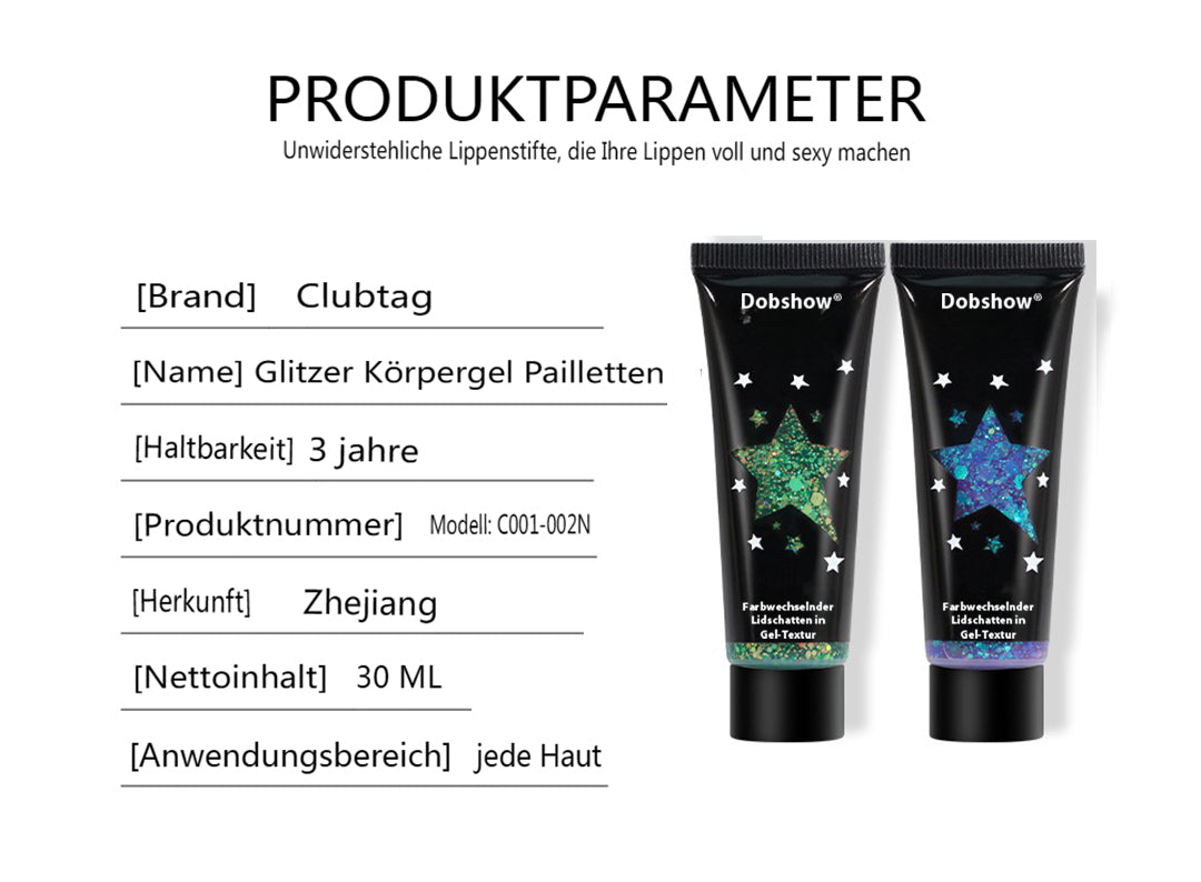Dobshow® Farbwechselnder Lidschatten in Gel-Textur