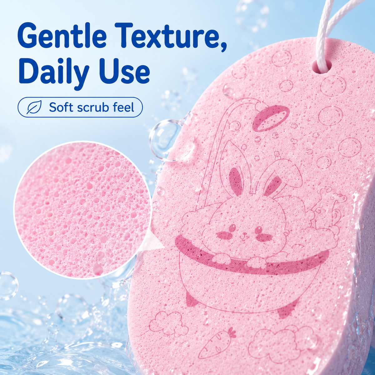 MCOIKY® Kids Bath Scrub Buddy