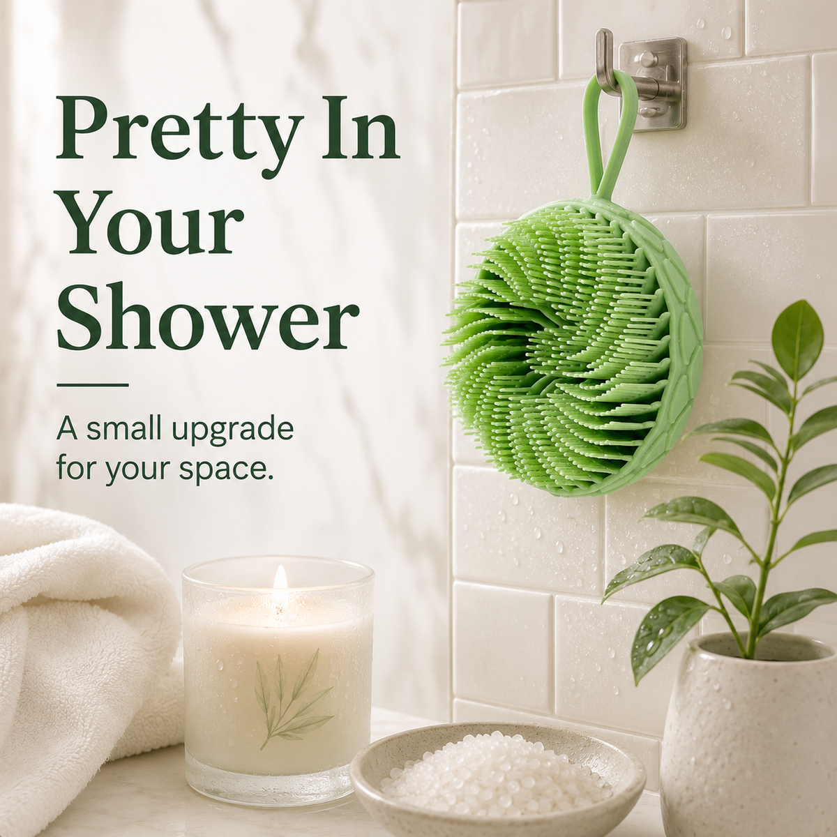 MCOIKY® Lotus Silicone Dual-Sided Bath Brush